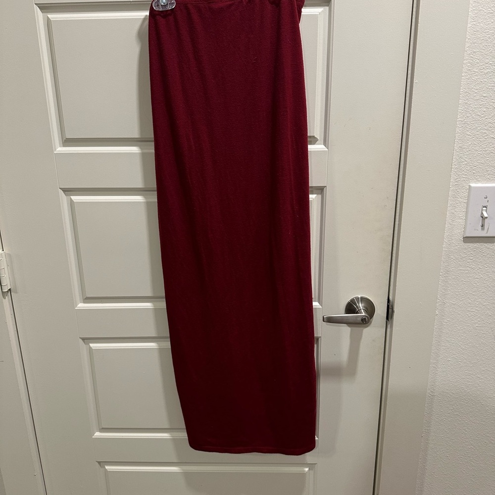 Cotton maxi skirt